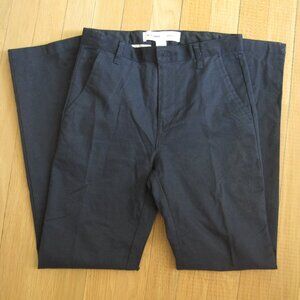 Old Navy Boys 12 Slim Straight Navy Chino Pants, School Uniform Dark Blue Cotton
